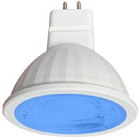 Лампа светодиодная Ecola Color MR16 Софит GU5.3 220В 7Вт Синяя 47х50мм картинка 